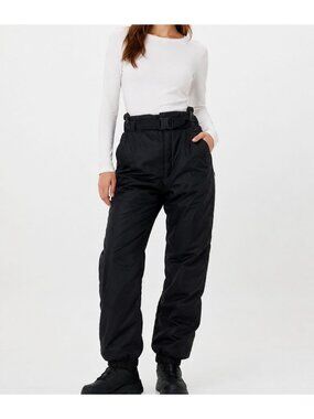 Vintage Gelande Women 14 Black Insulated Snow Ski Pants Winter Snowboard Outdoor